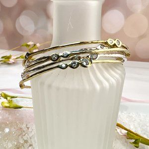 Stella & Dot Pave CZ Bangle Devi Bracelets